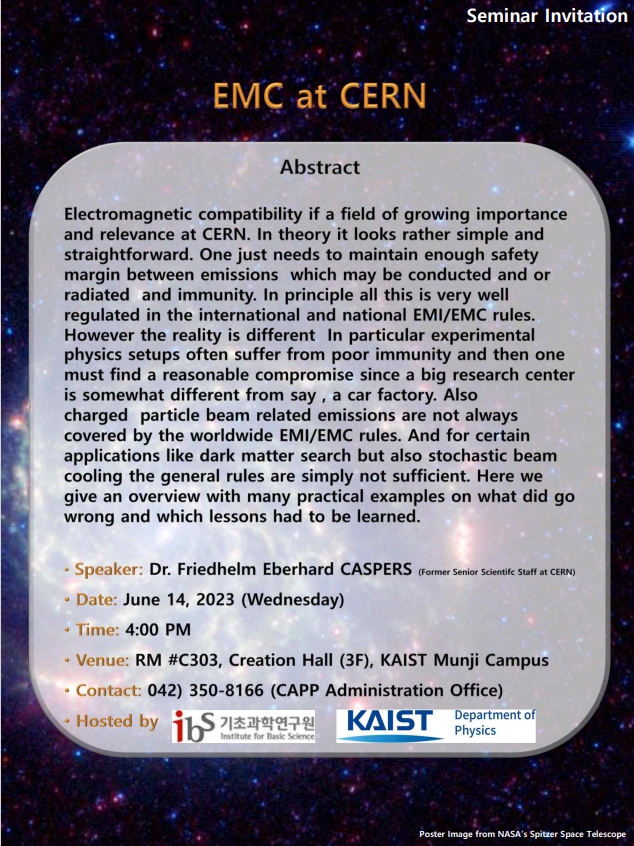 [CAPP Seminar] EMC at CERN