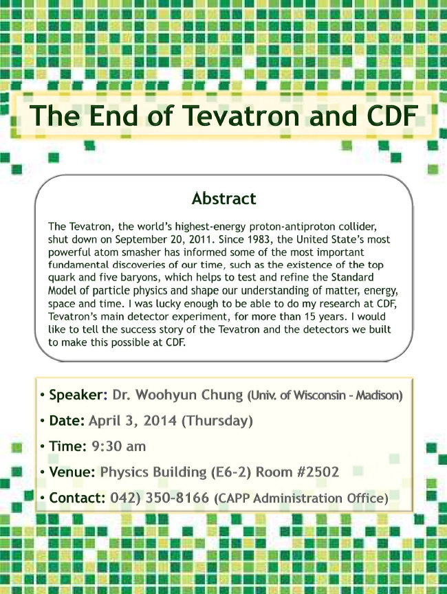 The End of Tevatron and CDF